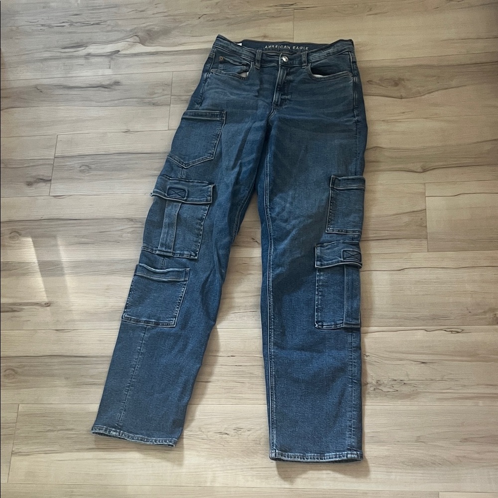 American Eagle Outfitters Dark Blue Denim Jeans